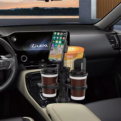 Cup Base With Adjustable Cup Holder and Mobile Phone Holder for Car