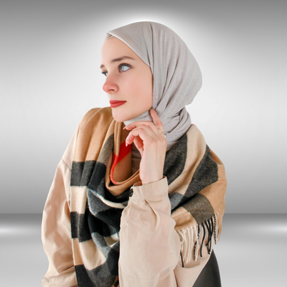 Shaash Turkey Hijab (Folded On Front Side)