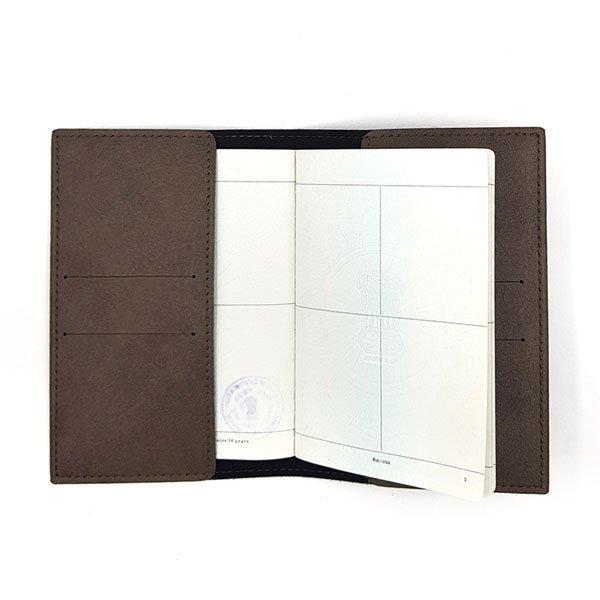 Coffee Brown Passport Cover - TheAlizah.com